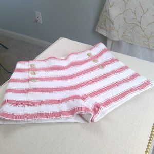 The Loft|Red & White Rivera Shorts|Size 4